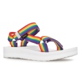 Teva Sandale Midform Universal Pride Regenbogen bunt Damen